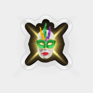 Masked Women Sticker